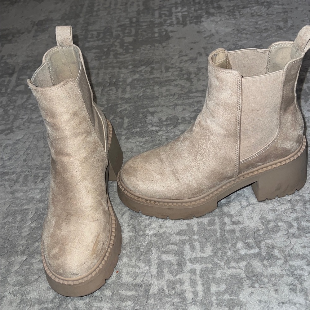 Madden Girl Tan Winter & Rain Boots